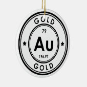 金ゴールド素子セラミックオーナメント セラミックオーナメント (右)