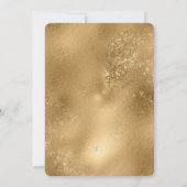 金ゴールド素朴カントリーファームハウスプレッ結婚ド 招待状 (裏面)