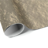 金ゴールド素朴ティール（緑がかった色）ブルーメリエレガントークリスマス ラッピングペーパー (ロールコーナー)