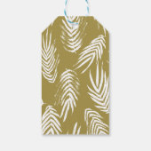 金ゴールド素朴ハンドレタリングサンキューギフトラベル ギフトタグ (裏面)