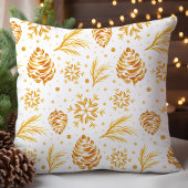 金ゴールド素朴パインクリスマス クッション