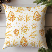 金ゴールド素朴パインクリスマス クッション
