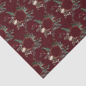 金ゴールド素朴フレームベリーピネコンリースクリスマス 薄葉紙 (詳細)