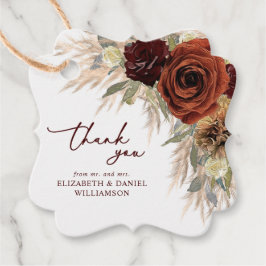 金ゴールド素朴フローラパンパ結婚スグラス フェイバータグ