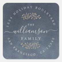 金ゴールド素朴ベリースパイグダークブルークリスマス