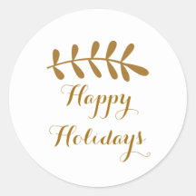 金ゴールド素朴リーフエレガントシンプル