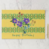 金ゴールド紫と緑 ペーパーパッド (インサイチュ)