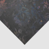 金ゴールド紫と黒の切り離しのステンシルフラワーズ 薄葉紙 (詳細)