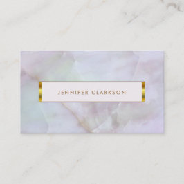 金ゴールド紫石英宝石地形 名刺