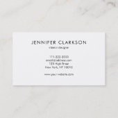 金ゴールド紫石英宝石地形 名刺 (裏面)