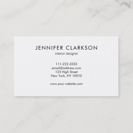 金ゴールド紫石英宝石地形 名刺 (裏面)