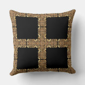 金ゴールド細胞性十字枕 クッション (裏面)