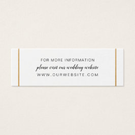 金ゴールド結婚のウェブサイトまたは情報カード