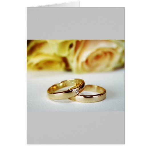 金ゴールド結婚のバンド (正面)