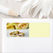 金ゴールド結婚のバンド ラベル (インサイチュ)