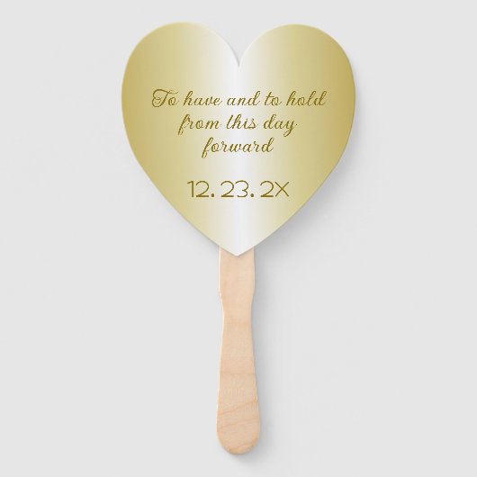 金ゴールド結婚のファンの持ち持ちことわざ ハンドファン (裏面)