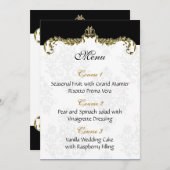 金ゴールド結婚のメニュー メニュー (正面/裏面)