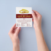 金ゴールド結婚のリングや輪結婚、イベントプランナー広告 チラシ (手)