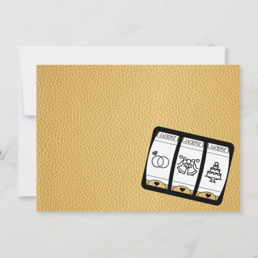 金ゴールド結婚の写真ありがとう サンキューカード (裏面)