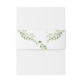 金ゴールド結婚の招待状用帯 招待状ベリーバンド (裏面例)