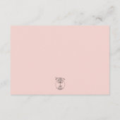 金ゴールド結婚の赤面詳細に関する結婚リングや輪 エンクロージャーカード (裏面)