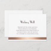 金ゴールド結婚の願い井戸 エンクロージャーカード (正面/裏面)