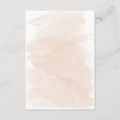 金ゴールド結婚グリーンズウィングウェルカード エンクロージャーカード (裏面)