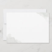 金ゴールド結婚グリーンリーさんThank You Photo サンキューカード (裏面)