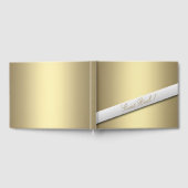 金ゴールド結婚ズアニバーサリーイベントゲストブック ゲストブック (全面)