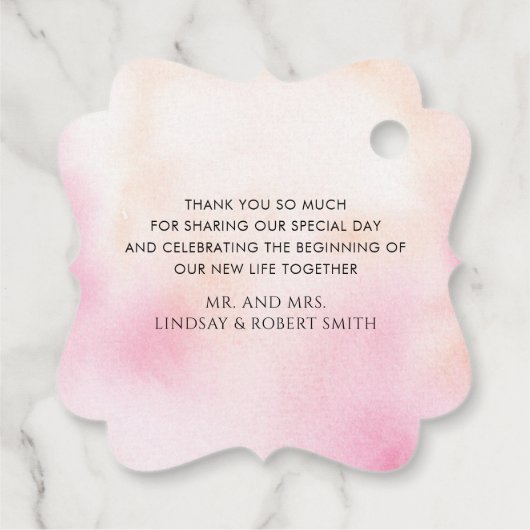 金ゴールド結婚パイナップル フェイバータグ (裏面)