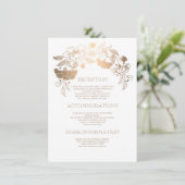 金ゴールド結婚フローラの詳細 – 情報 エンクロージャーカード (スタンド正面)