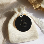 金ゴールド結婚ムーン フェイバータグ