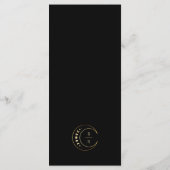 金ゴールド結婚ムーン メニュー (裏面)