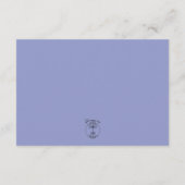 金ゴールド結婚リングや輪ペリウィンクル披露宴 エンクロージャーカード (裏面)