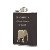 金ゴールド結婚式の引き出物 フラスク (左)