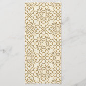 金ゴールド結婚曼荼羅のメニュー メニュー (裏面)