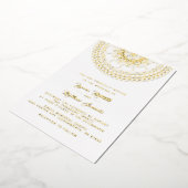 金ゴールド結婚曼荼羅箔招待状 箔招待状 (回転した状態)