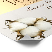 金ゴールド結婚歓迎ポスター ポスター (角)