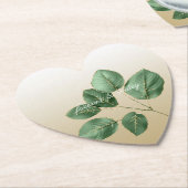 金ゴールド結婚離れの数 ペーパーコースター (アングル)