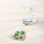 金ゴールド結婚離れの数 ペーパーコースター (インサイチュ)