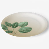 金ゴールド結婚離れの数 ペーパープレート (アングル)