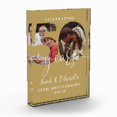金ゴールド結婚50周年記念2 フォトブロック (左)