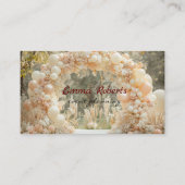 金ゴールド結婚、銀及び白 名刺 (正面)