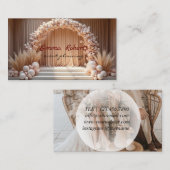 金ゴールド結婚、銀及び白 名刺 (正面/裏面)