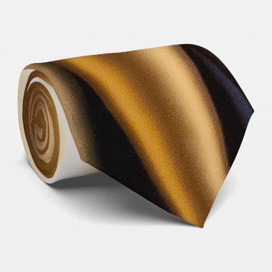 金ゴールド絵を描かれたオルガン管のタイ ネクタイ (ロール)