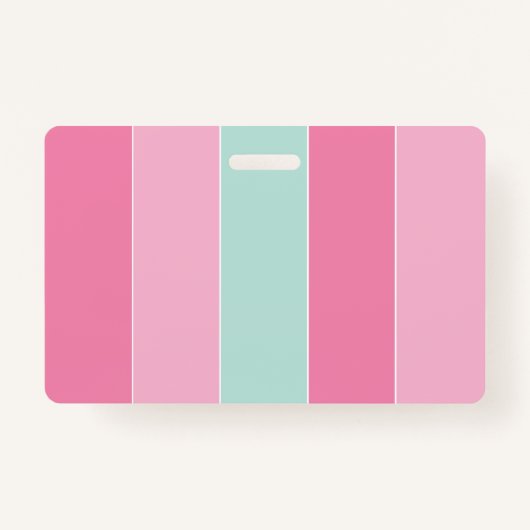 金ゴールド絵を描スカラフルクストライプローのバッジ バッジ (裏面)