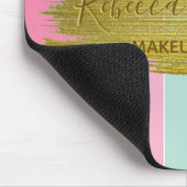 金ゴールド絵を描ストロカラフルクストライプのマウスパッド マウスパッド (コーナー)