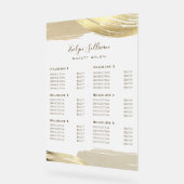 金ゴールド絵を描ストローク価格表 アクリルサイン (傾斜)