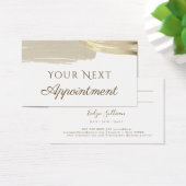 金ゴールド絵を描ブラシアポイントメントカード (デスク)