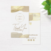 金ゴールド絵を描ブラシストロークのパッケージの挿入 (デスク)